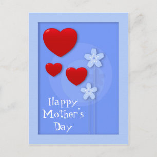 Cartão Postal Dia de as mães Feliz