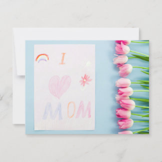 Cartão Postal Dia de as mães Feliz