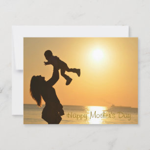 Cartão Postal Dia de as mães Feliz