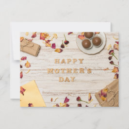 Cartão Postal Dia de as mães Feliz