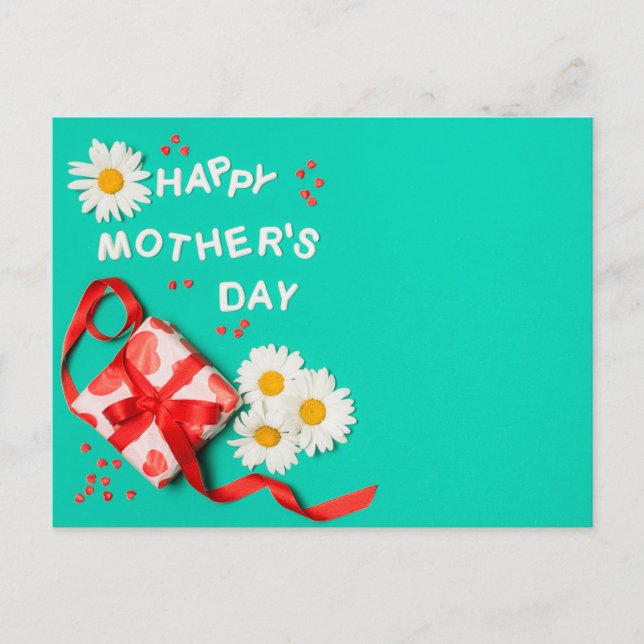 Cartão Postal Dia de as mães Feliz (Frente)