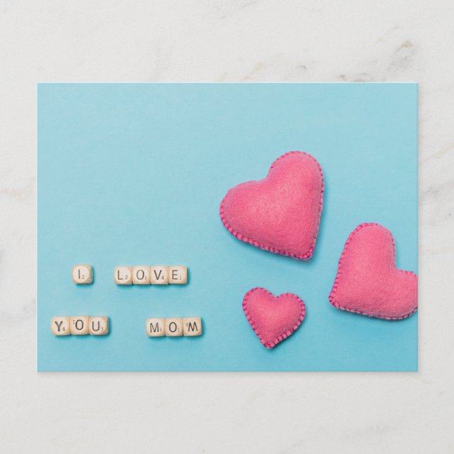 Cartão Postal Dia de as mães Feliz (Frente)