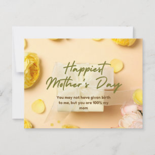 Cartão Postal Dia de as mães Feliz