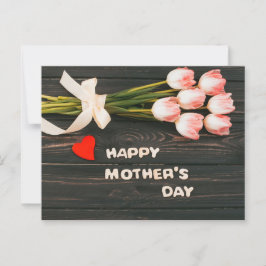 Cartão Postal Dia de as mães Feliz