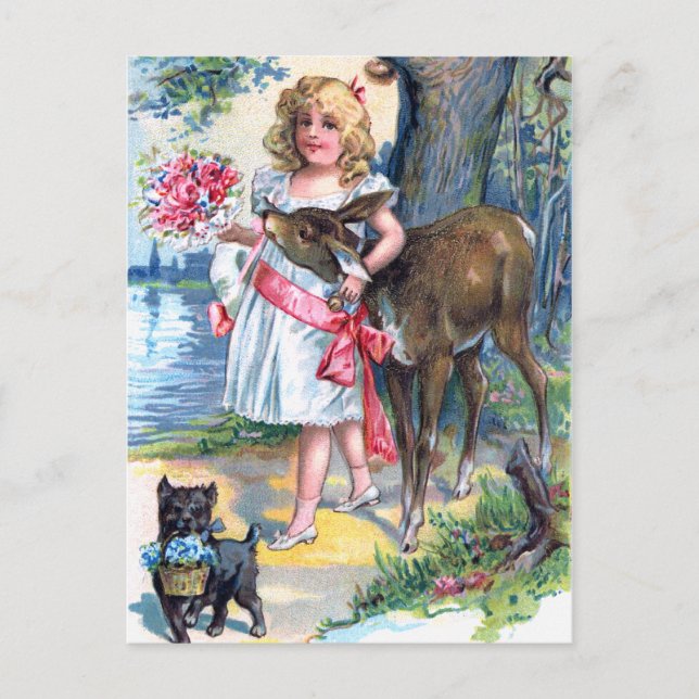 Cartão Postal Dia de as mães Feliz (Frente)