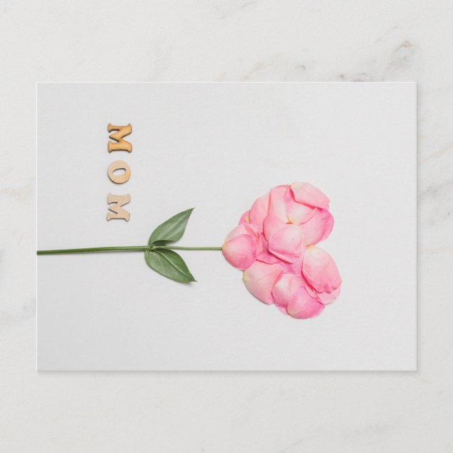 Cartão Postal Dia de as mães Feliz (Frente)