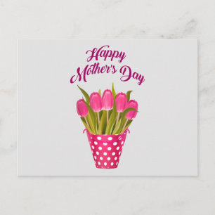 Cartão Postal Dia de as mães Feliz