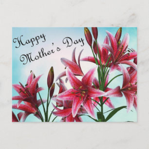 Cartão Postal Dia de as mães Feliz