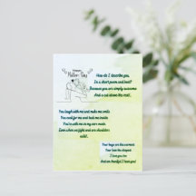 Dia de as mães feliz com um poema original