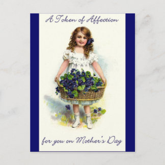 Cartão Postal Dia de as mães Vintage