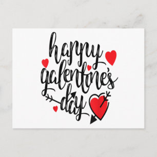 Cartão Postal Dia de Galentines Dia dos Namorados Amizade Femini