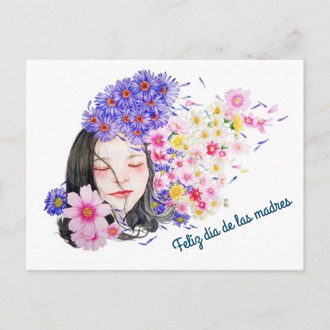 Cartão Postal Día de las madres (Frente)