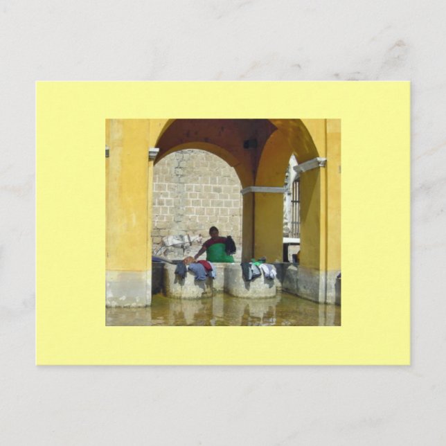 Cartão Postal Dia de Lava em Antígua (Frente)