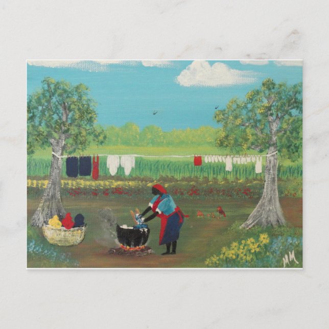 Cartão Postal Dia de Lave nos Anos 50 (Frente)