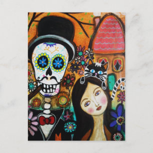 CARTÃO POSTAL DIA DE LOS MUERTOS