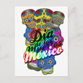 CARTÃO POSTAL DIA DE LOS MUERTOS