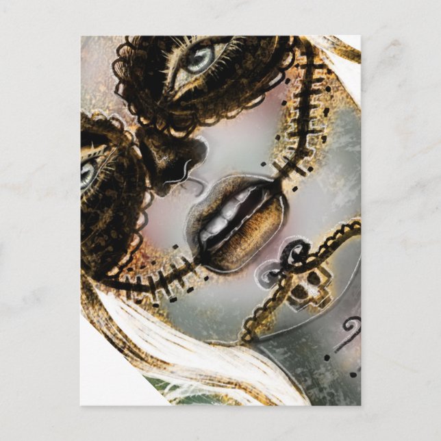 Cartão Postal "Dia de Los Muertos"(Dia dos mortos) (Frente)