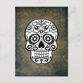 Cartão Postal Dia De Los Muertos Sugar Skull