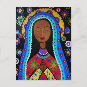 Cartão Postal Dia de los Muertos VIRGIN GUADALUPE