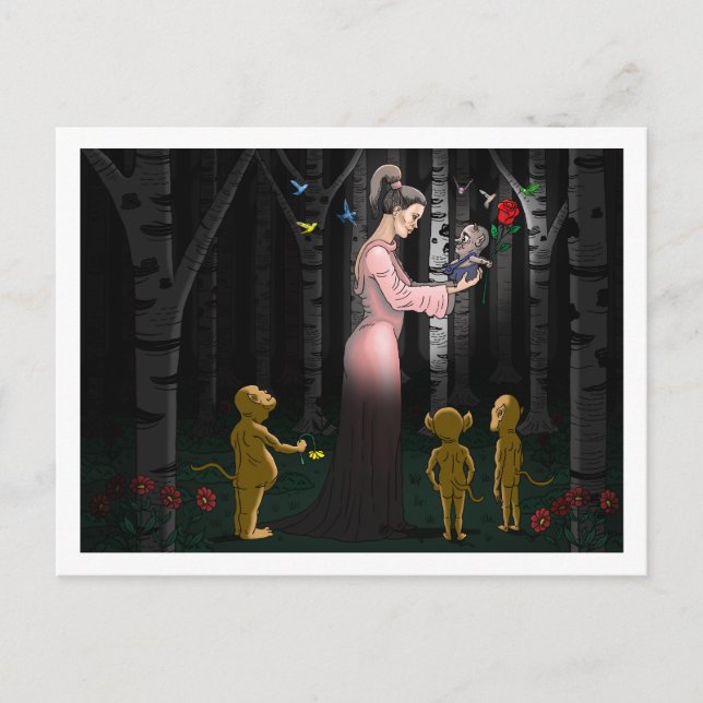 Cartão Postal Dia de os namorados (Frente)