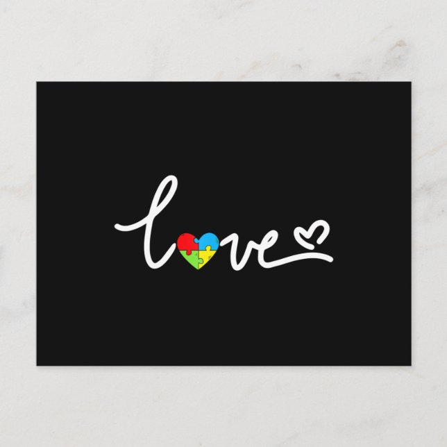 Cartão Postal Dia de os namorados de consciência Quebra-cabeça d (Frente)