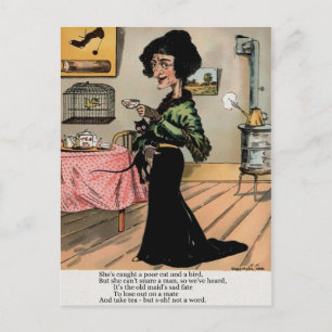 Cartão Postal Dia de os namorados de Vinagre Vintage