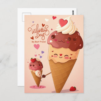 Cartão Postal dia de os namorados meu amigo