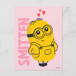 Cartão Postal Dia de os namorados Miniíons   Dave - Smitten