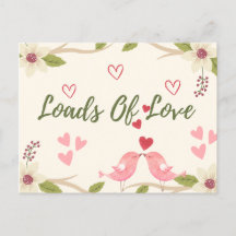 Dia de os namorados Rustic Loads Love Floral Cute