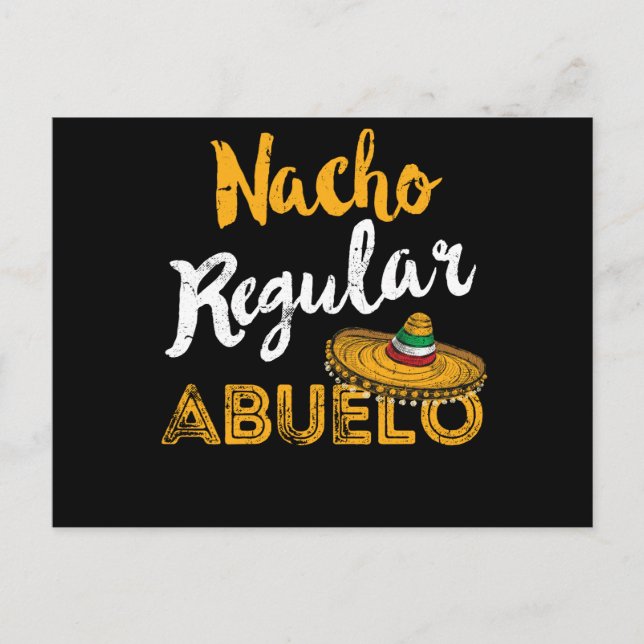 Cartão Postal Dia de os pais do Vovô Mexicano Regalo para Abuelo (Frente)