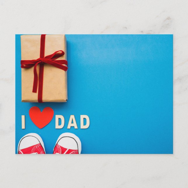 Cartão Postal Dia de os pais Feliz (Frente)