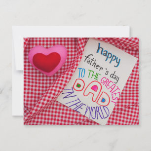 Cartão Postal Dia de os pais Feliz