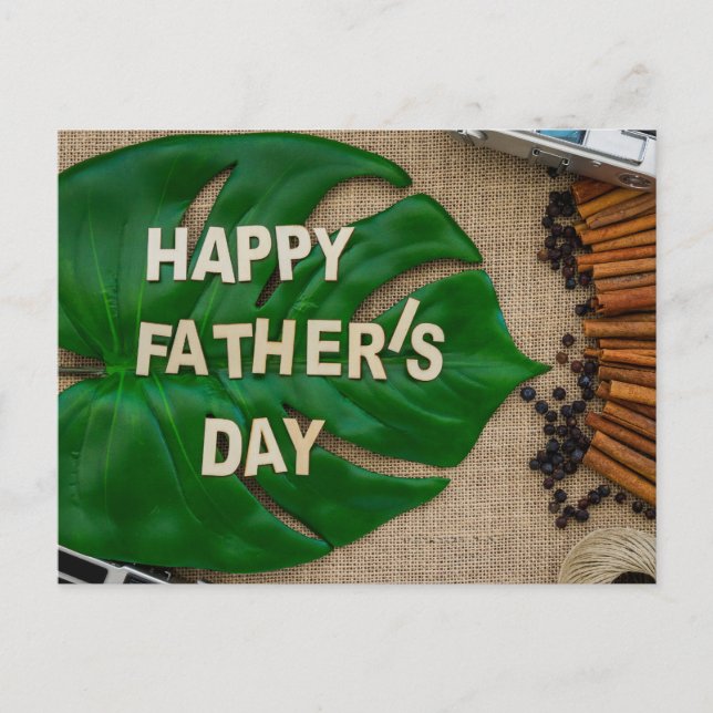 Cartão Postal Dia de os pais Feliz (Frente)