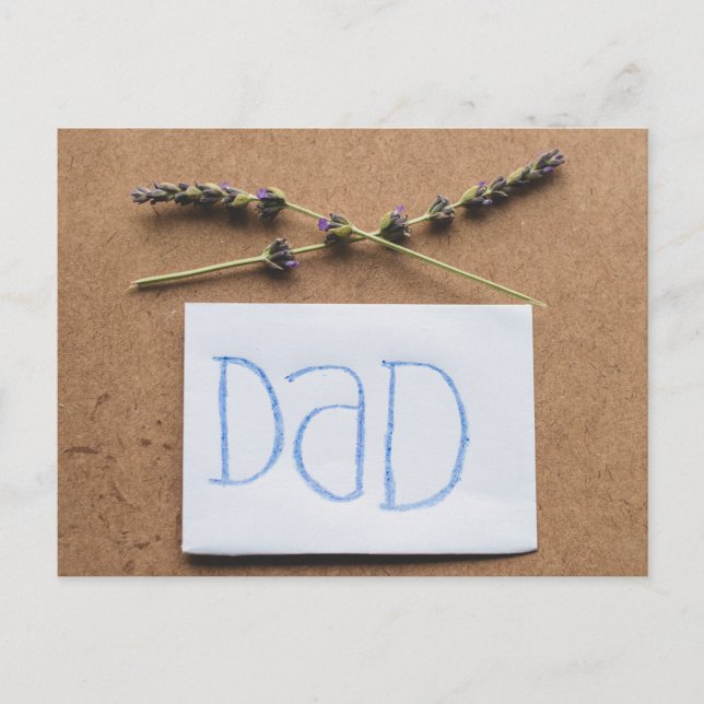 Cartão Postal Dia de os pais Feliz (Frente)