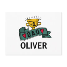 Dia de os pais Personalizado de Nome Personalizado