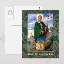 Cartão Postal Dia de São Patrício Abençoa Cartão-Postal Religios