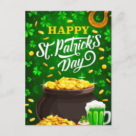 Cartão Postal Dia de St Patty