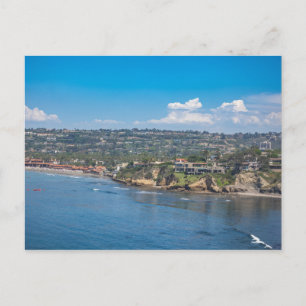 Cartão Postal Dia de Verão na Praia de La Jolla em San Diego, Ca