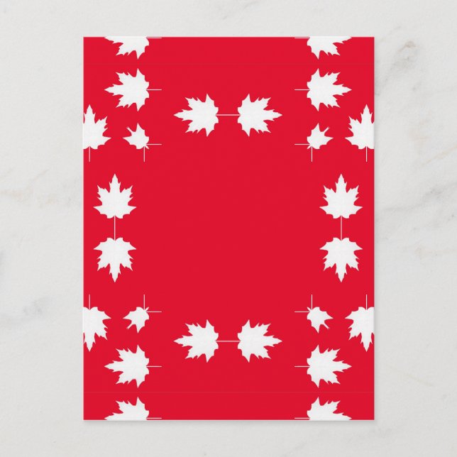 Cartão Postal dia do Canadá (Frente)