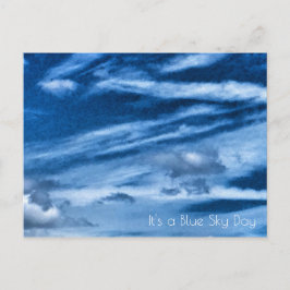 Cartão Postal Dia do céu azul
