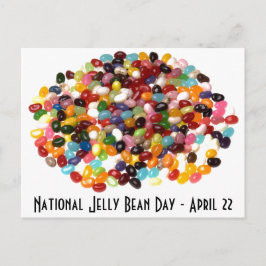 Cartão Postal Dia do Jelly Bean