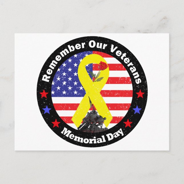 Cartão Postal Dia do Memorial (Frente)