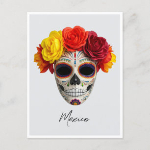 Cartão Postal Dia do México da Máscara Morta
