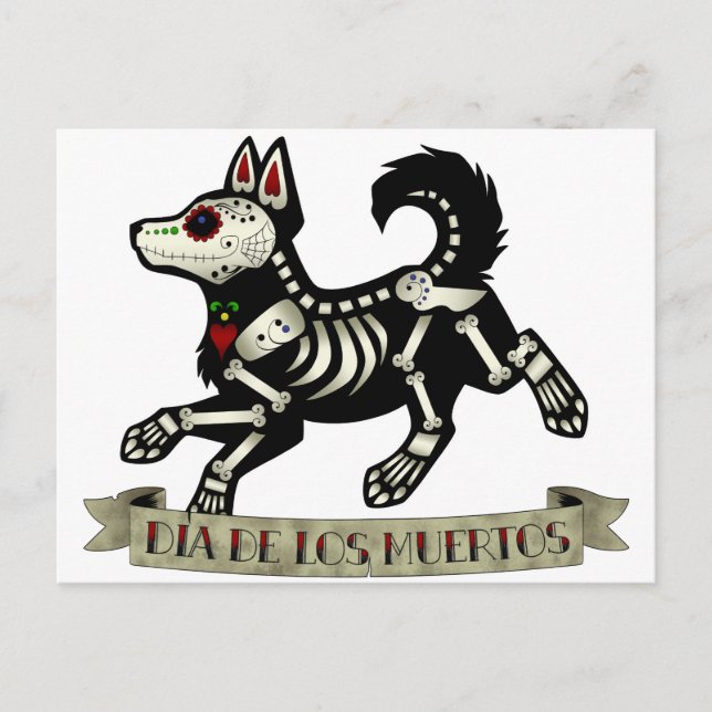 Cartão Postal Dia do Puppy Morto (Frente)