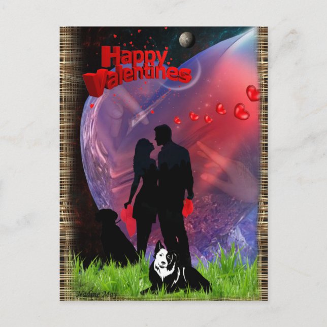 Cartão Postal Dia do Romance (Frente)