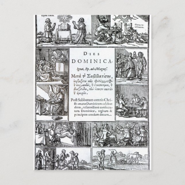 Cartão Postal Dia do Senhor, 1639 (Frente)