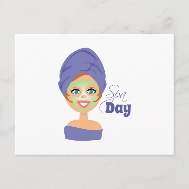Cartão Postal Dia do Spa (Frente)