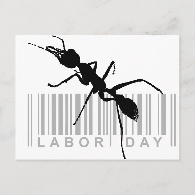 Cartão Postal Dia do trabalho (Frente)
