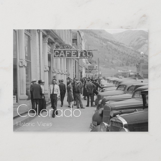 Cartão Postal Dia Do Trabalho Em Silverton, Colorado, 1940 (Frente)