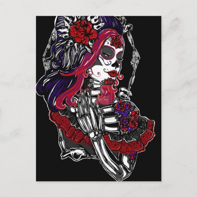 Cartão Postal Dia dos Mortos (Frente)